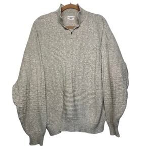 Vintage Hand Knit Sweater Men’s Size XL Grandpacore Collared Pullover Old Money